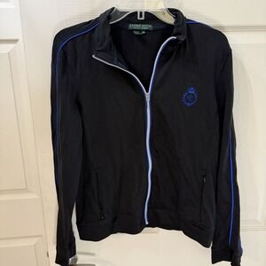 Ralph Lauren Active Zipper Jacket Blue Crown Crest